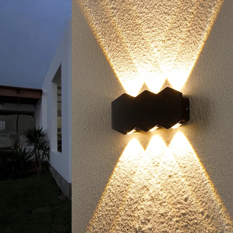 10W LED Wall Lamp – Waterproof Indoor & Outdoor Sconce LED Wall Sconce Qme
