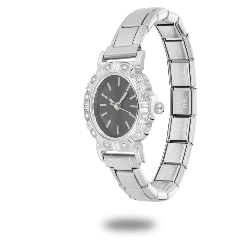 Zircon Stainless Steel Watch Bracelet for Men – 41 Colors