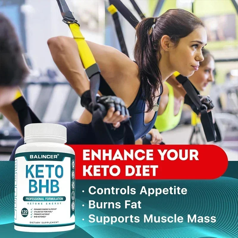 BHB Ketogenic Capsules – Fat Burning & Metabolism Boost Ketogenic Supplement Qst