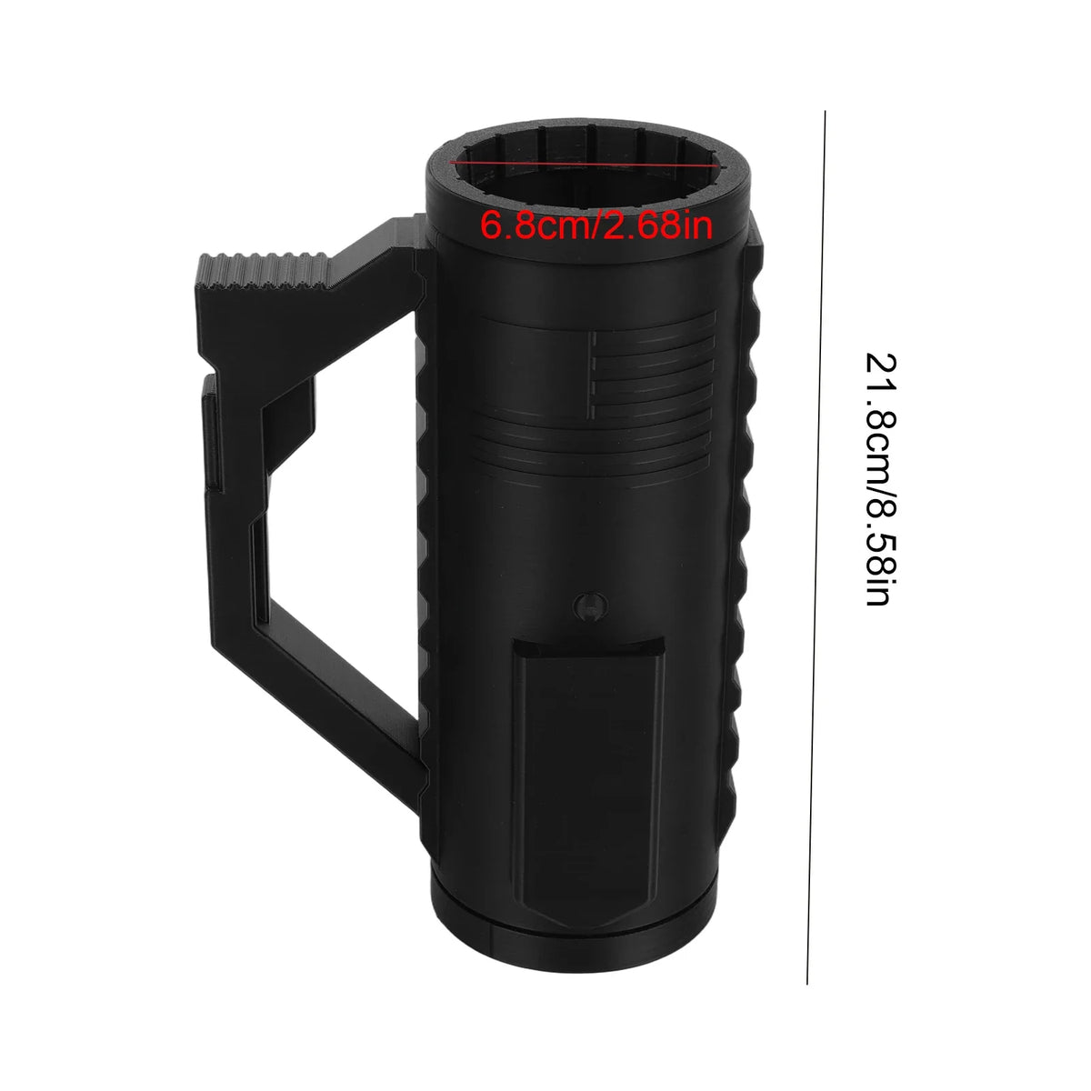 Tactical Non-Slip Can & Bottle Holder with Handle – 12oz Can & Bottle Holder Qme for 12OZ Ounce Can A
