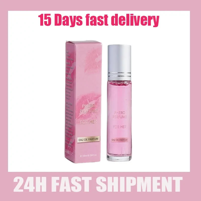 EELHOE Pink Rollerball Fragrance – Long-Lasting Portable Scent Roll-On Perfume Qme 1pc