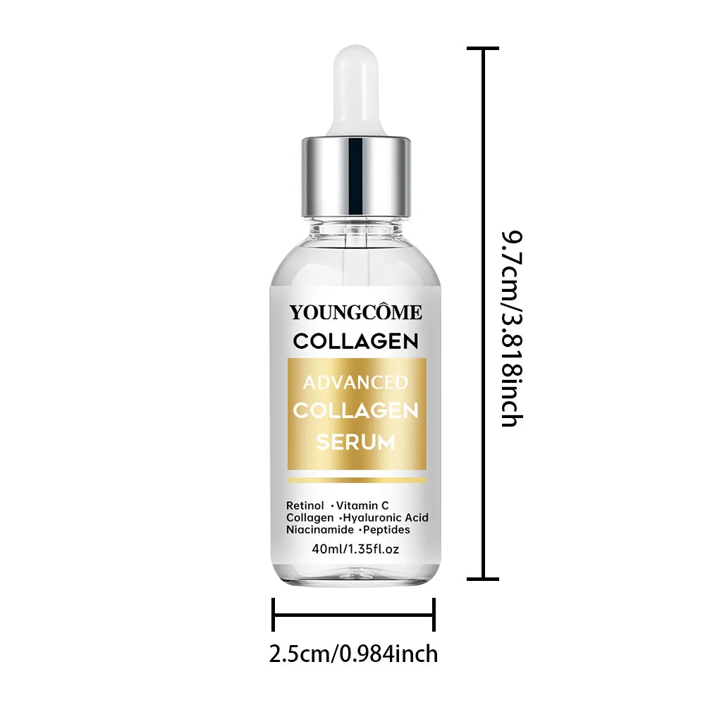 YOUNGCOME Silk Protein Collagen Serum – Lifting & Firming Face Serum Qst 40ml