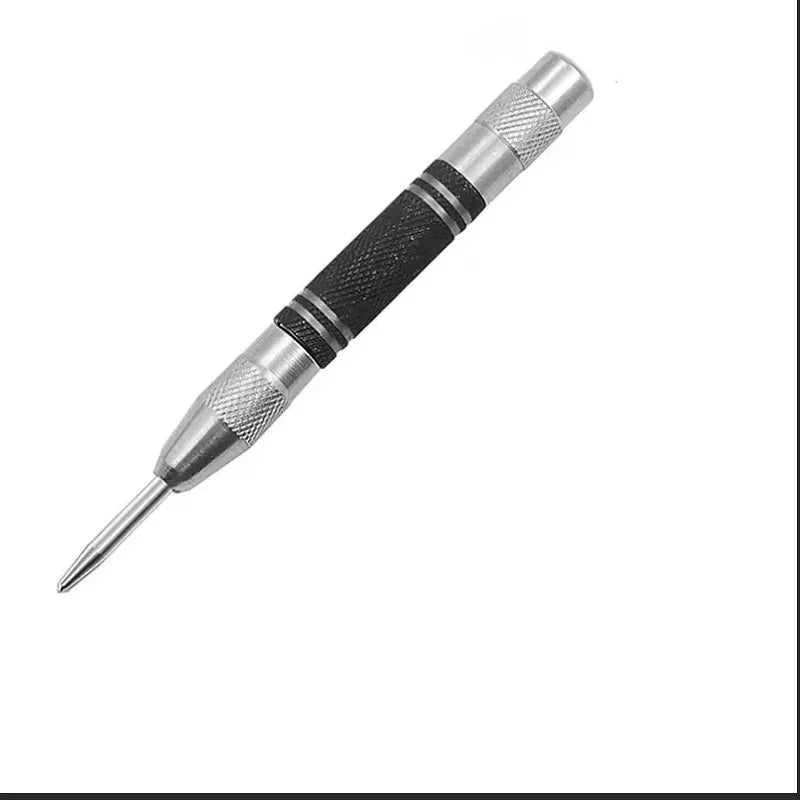 Automatic Center Punch – Stainless Steel Hole Marker Tool Center Punch Tool Qme Silvery