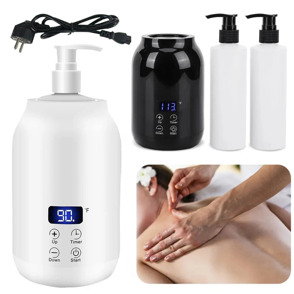Massage Oil Warmer LED Display Timer – Vilnason WDF-002 Massage Oil Warmer Qst