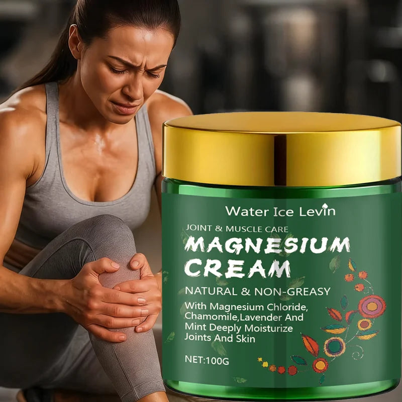 Magnesium Cream with Chamomile & Lavender – Non-Greasy Moisturizer Body Moisturizer Cream Qme