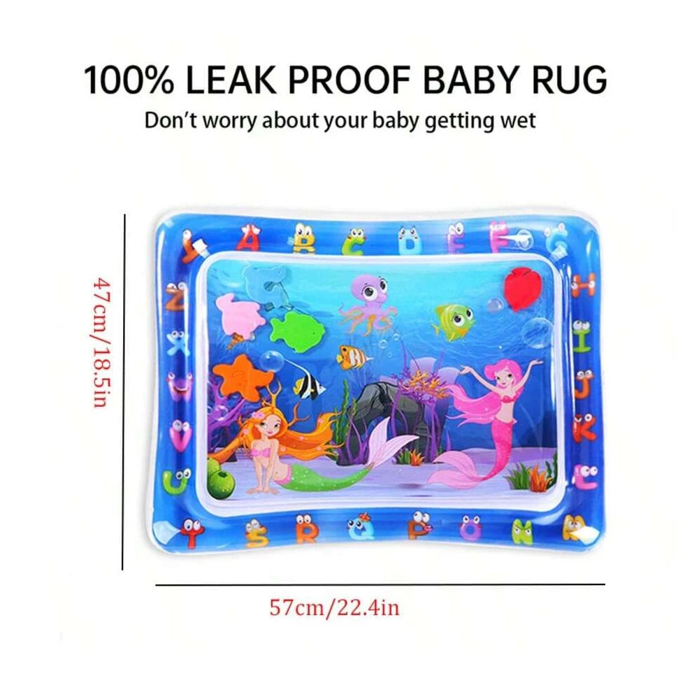 Baby Inflatable Water Play Mat – Tummy Time Activity Playmat Inflatable Play Mat Qst