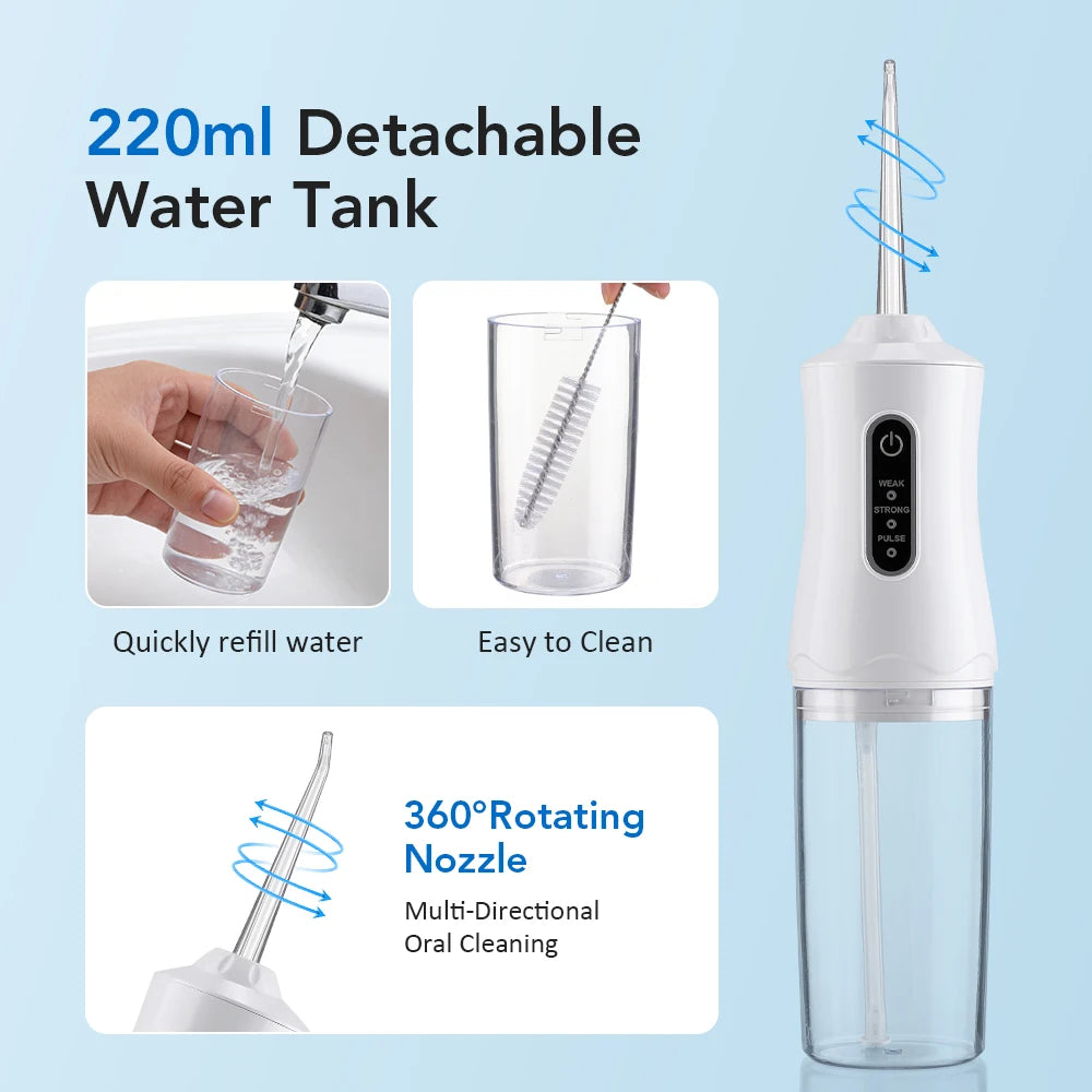 Ms.Dear Portable Water Flosser | 3-Mode Oral Irrigator Oral Irrigator Qst
