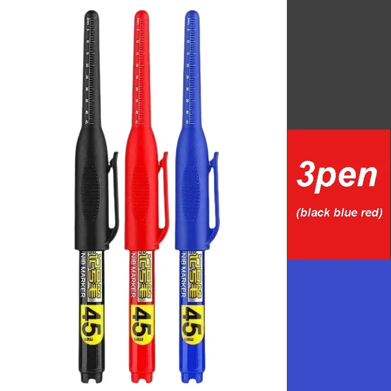Waterproof Deep Hole Marker Pen – Long Nib Carpenter Pen