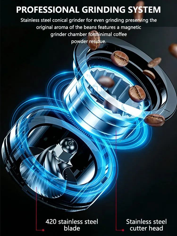 USB Rechargeable Portable Electric Coffee Grinder | Qme Electric Coffee Grinder Qme