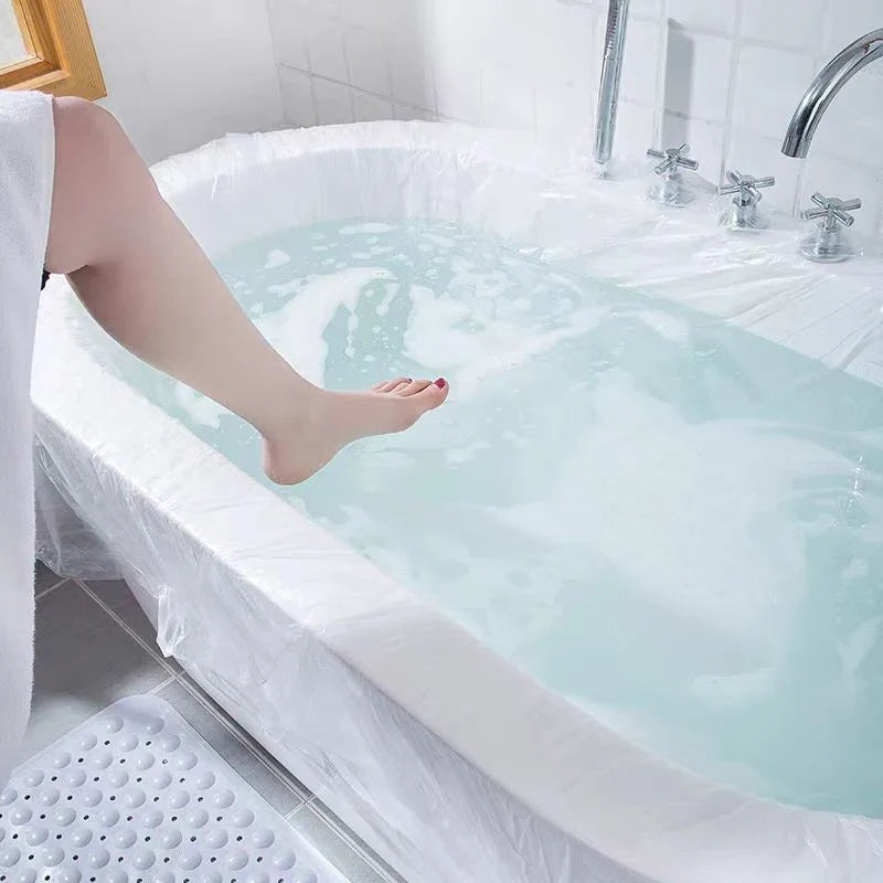 Disposable Bathtub Cover Liner Protective Film 120×260cm Disposable Bathtub Liner Qme