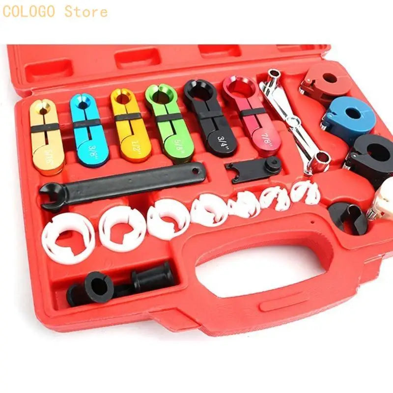 AC Refrigerant Line Disconnect Tool – 5/16 & 3/8 Spring-Lock AC Disconnect Tool Qme