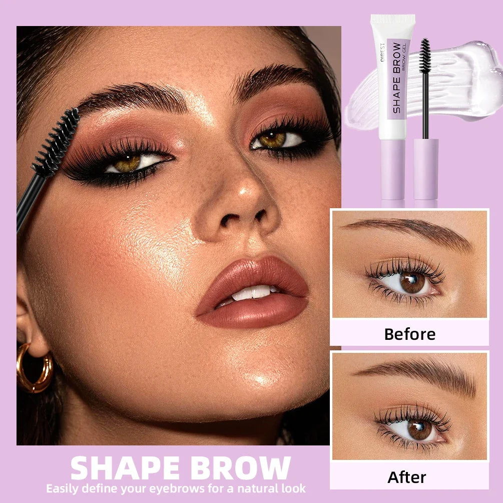 QIBEST Transparent Soap Brows Gel – Long-Lasting Eyebrow Styling Eyebrow Styling Gel Qme