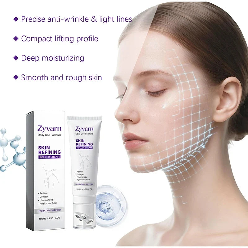 PDRN Body Lotion with Built-In Rolling Massager 100ml Body Lotion Massager Qme
