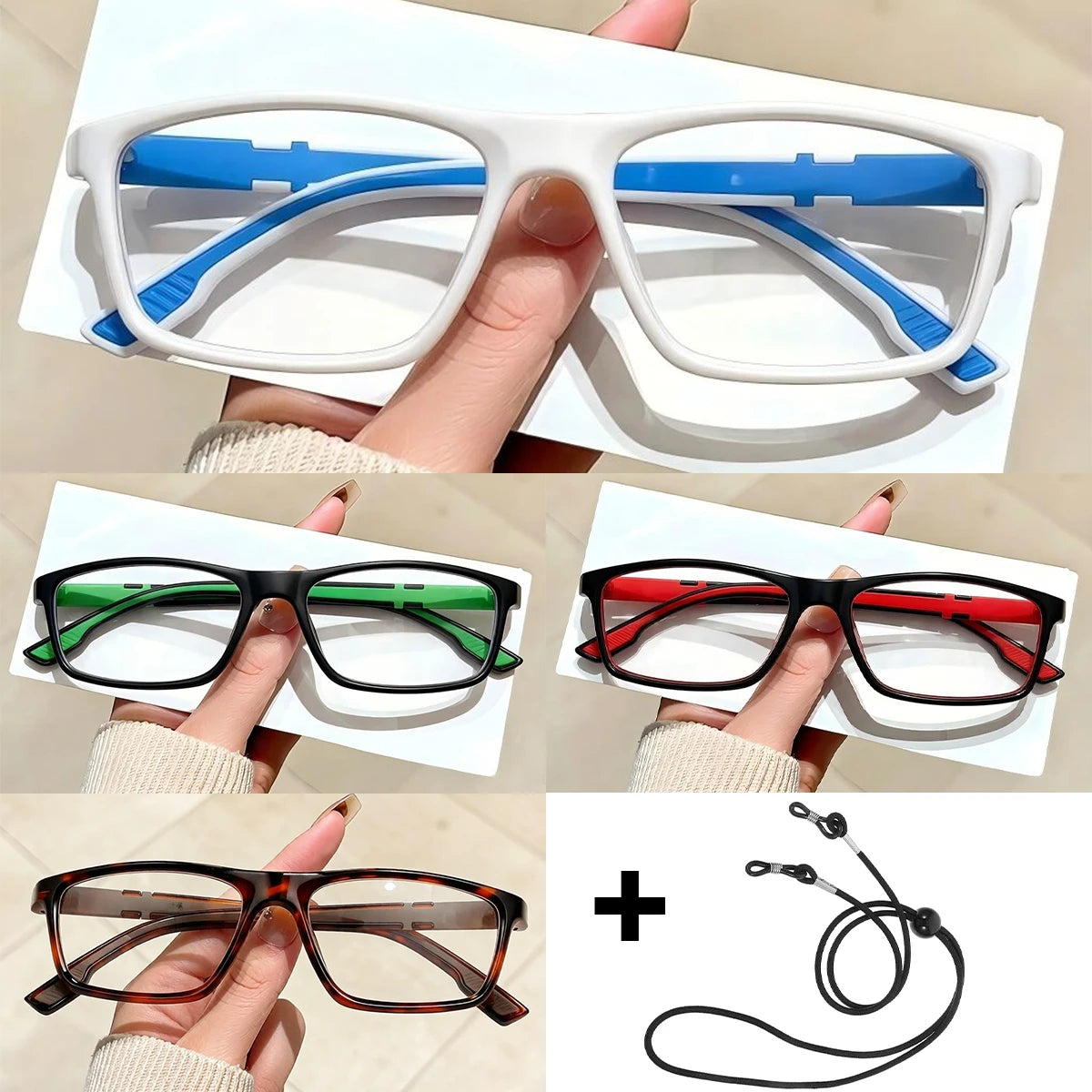 VOPHA Auto Focus Reading Glasses – Blue Light Filter +1.00–+2.50D Reading Glasses Qst