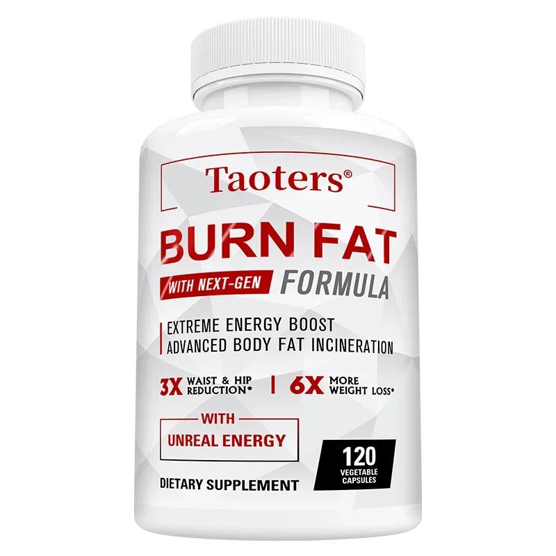 Taoters Metabolism Capsules – Energy, Digestion & Body Support Metabolism Supplement Qst 120 count-1 bottle