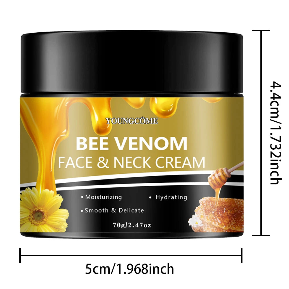 YOUNGCOME Bee Venom Face & Neck Moisturising Cream Face & Neck Cream Qst 70g