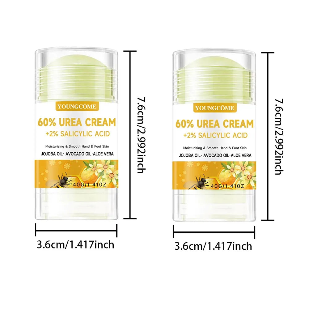 YOUNGCOME 60% Urea + 2% Salicylic Acid Foot Cream & Deodorant Foot Cream & Deodorant Qst 2pcs