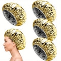 Reusable Aluminum Foil Deep Conditioning Caps – All Hair Types Hair Conditioning Cap Qme 4pcs Golden
