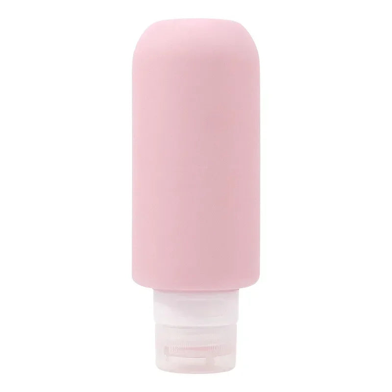 200ml Silicone Refillable Travel Bottle – Shampoo, Lotion & Gel Refillable Travel Bottle Qme 1Pc Pink