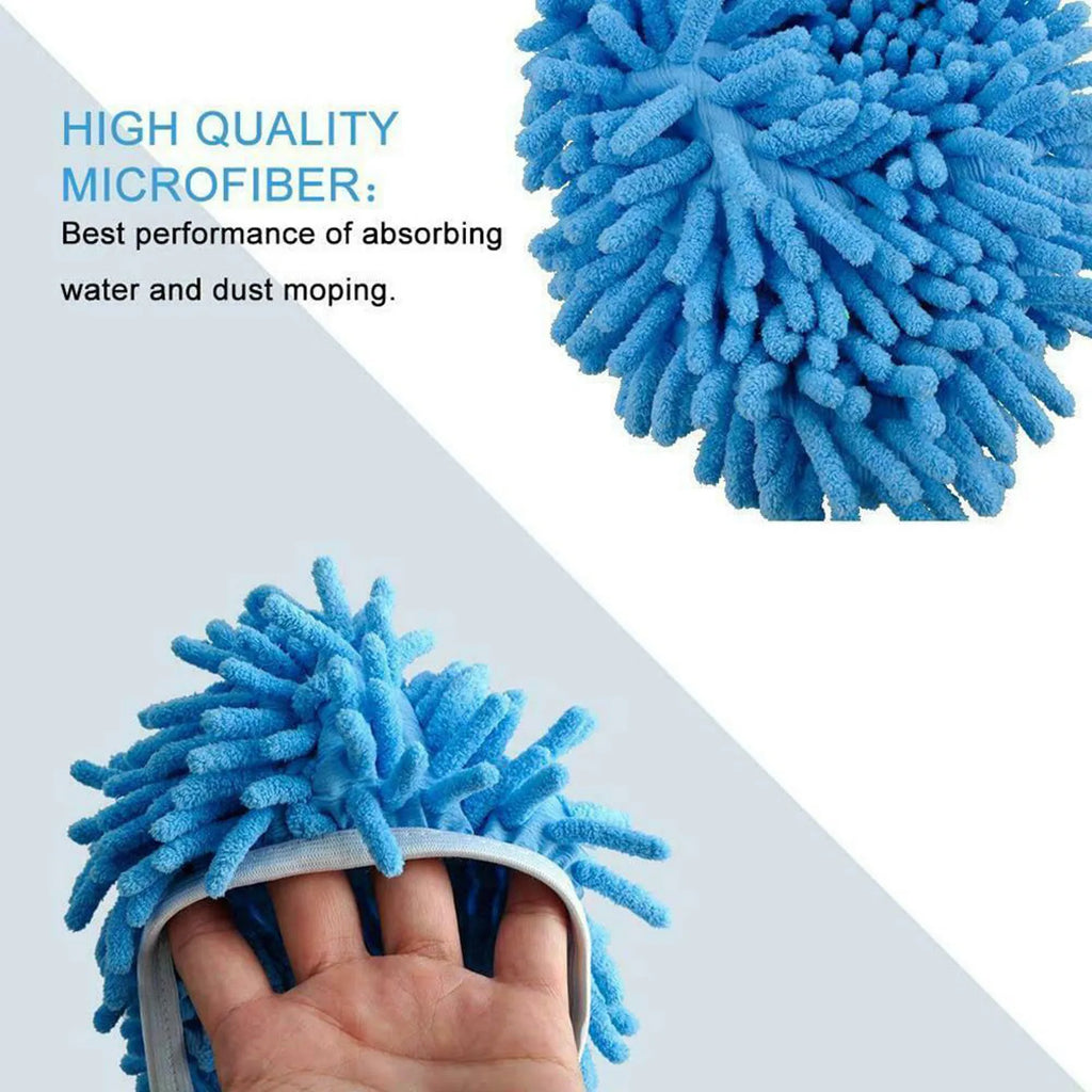 Microfiber Mop Slippers – Floor Cleaning & Polishing Shoes Floor Mop Slippers Qme