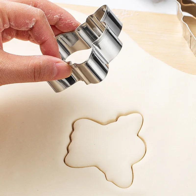 Halloween Cookie Cutters – 12-Piece Stainless Steel Baking Set Cookie Cutter Set Qme