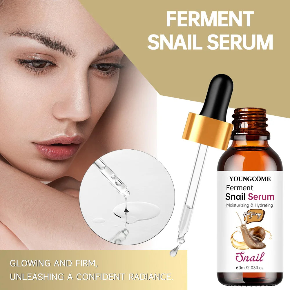 YOUNGCOME Snail Collagen Face Serum – Korean Skin Care Face Serum Qst