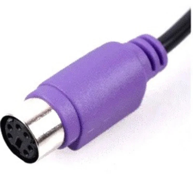 USB Male to PS/2 Female Adapter Cable – Plug & Play Keyboard USB PS/2 Adapter Qme