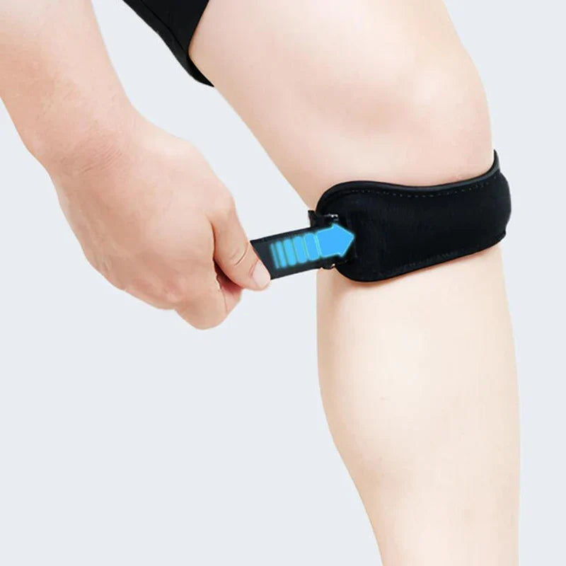 Adjustable EVA Soft Pad Knee Strap | Patellar Tendon Support Knee Support Strap Qme