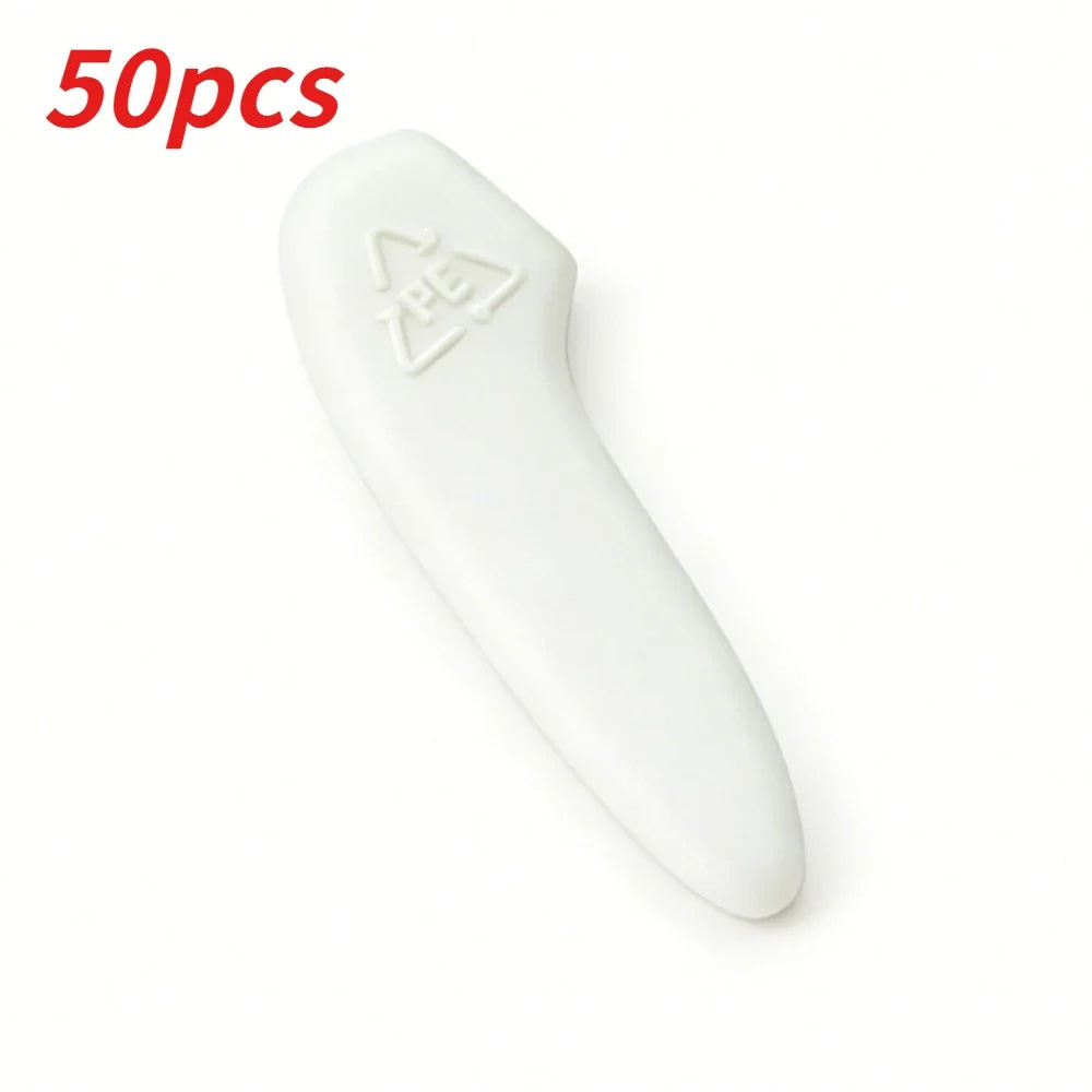 50-Pack Clear Plastic Knife Tip Protectors & Safety Point Covers Knife Tip Protector Qme White 50pcs