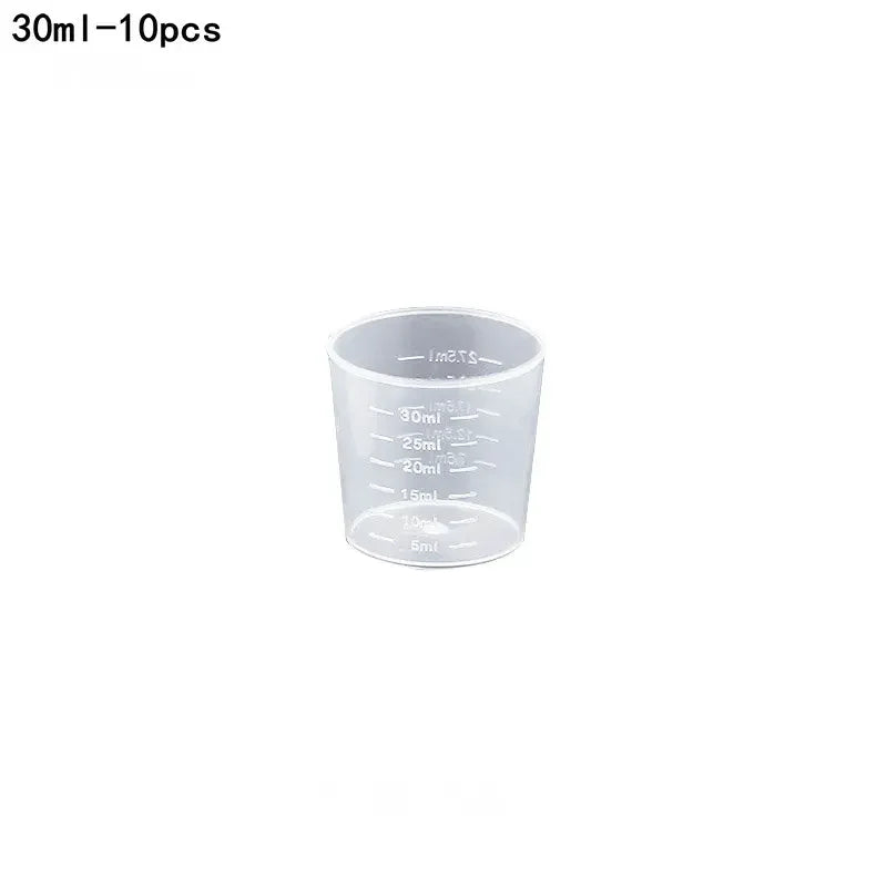 Epoxy Resin Silicone Tool Kit – Measuring Cups, Pad & Stir Sticks Resin Craft Tool Kit Qme 12