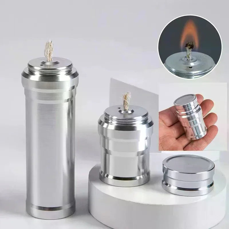 Portable Mini Aluminum Alloy Alcohol Lamp – Lab & Camping Alcohol Burner Lamp Qme