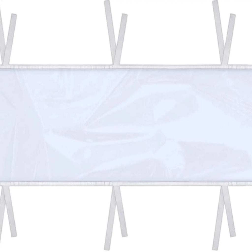 Clear Detachable Gutter Canopy Awning Extender Guard for Shed Awning Extender Guard Qme
