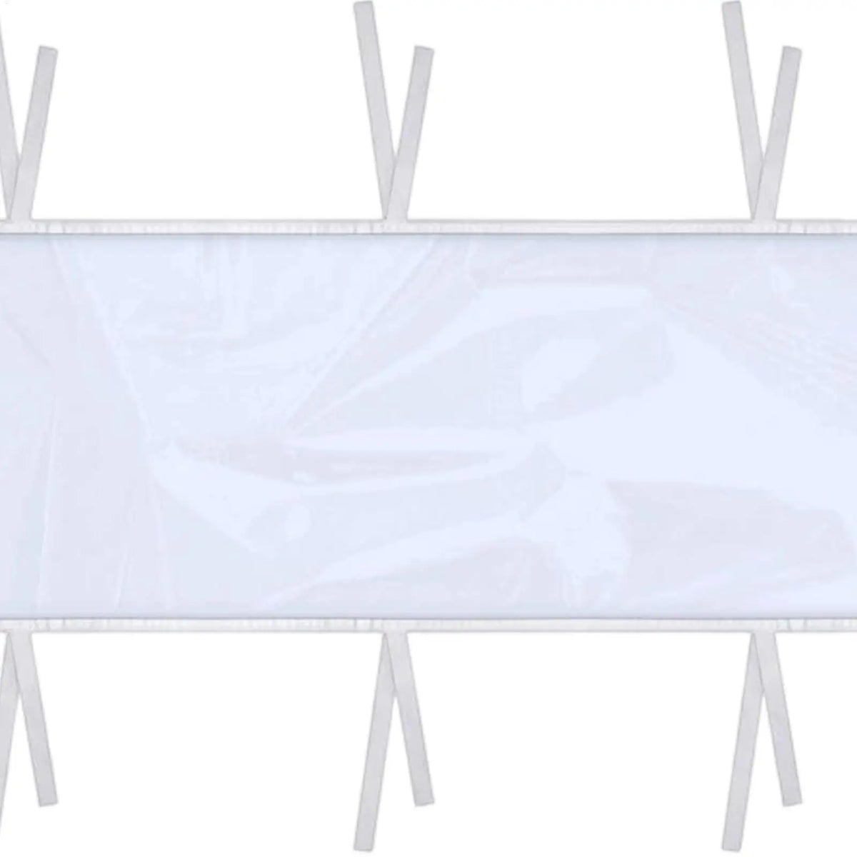 Clear Detachable Gutter Canopy Awning Extender Guard for Shed Awning Extender Guard Qme