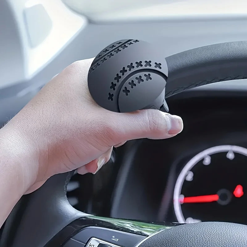 One-Handed Steering Wheel Assist Knob – Easy Turn Spinner Steering Wheel Spinner Qme