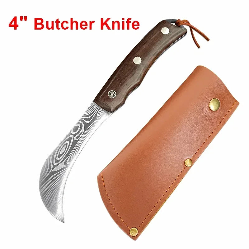 Hand Forged Stainless Steel Boning & Paring Chef Knife Kitchen Chef Knife Qst A Knife with Cover
