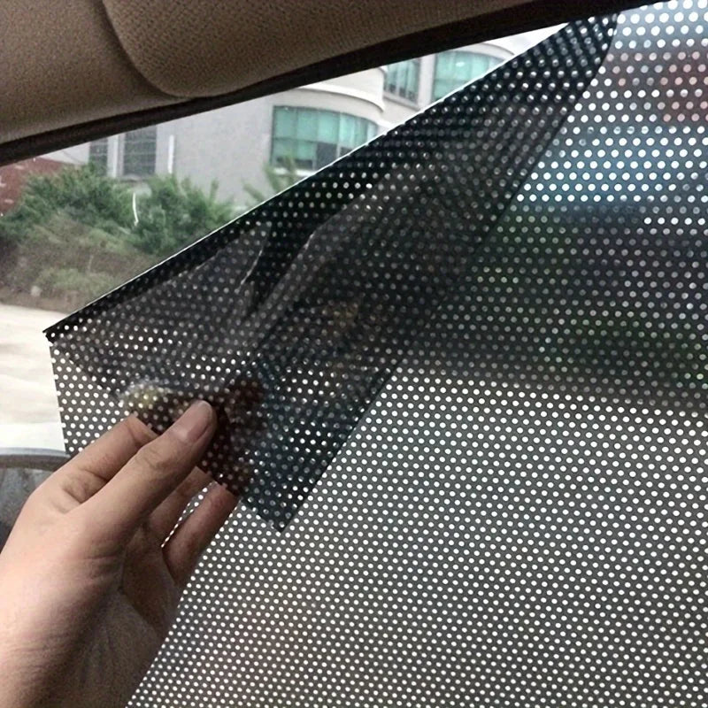 Car Side Window Sunshade Static Cling Film – UV & Privacy Window Sunshade Film Qme