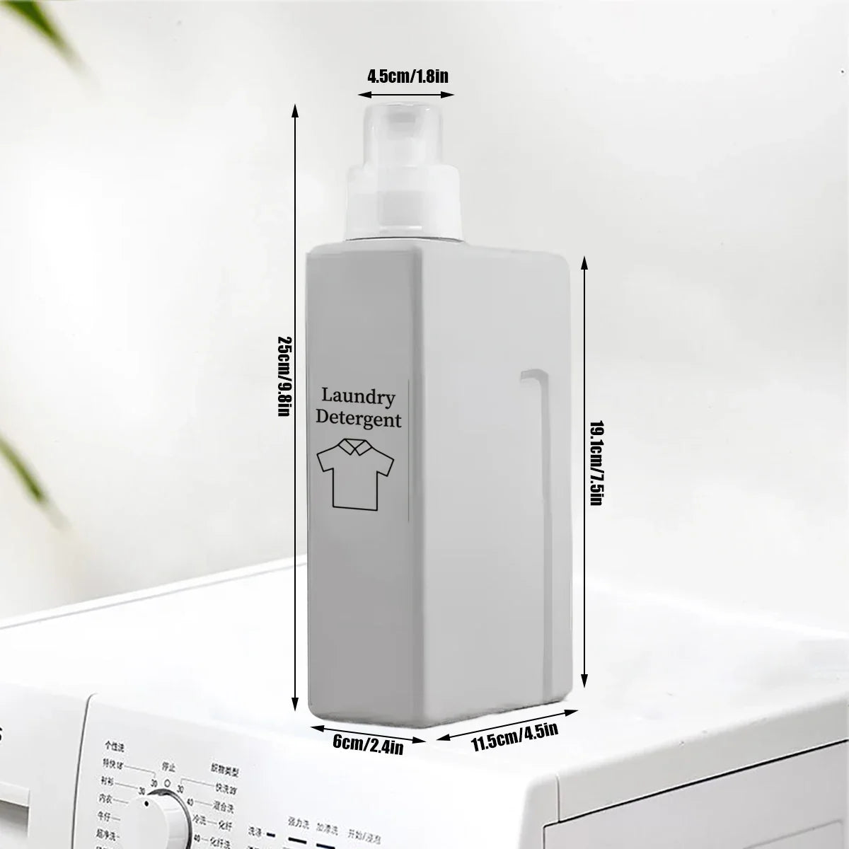 Refillable Laundry Detergent Dispenser Bottle Storage Container Laundry Dispenser Bottle Qme