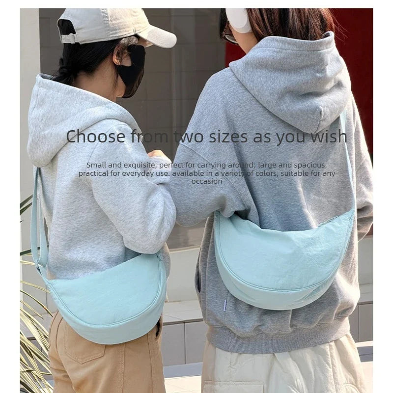 Women's Nylon Crossbody Bag – Large Capacity Designer Shoulder Bag Nylon Crossbody Bag Qme
