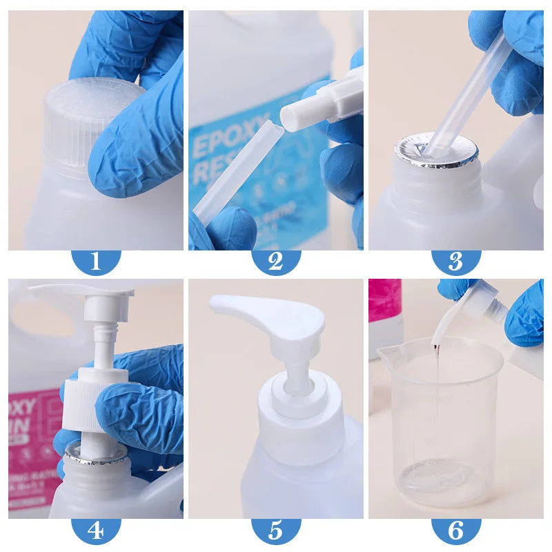 Crystal Clear Epoxy Resin Kit – Bubble-Free, Anti-Yellowing Epoxy Resin Kit Qme