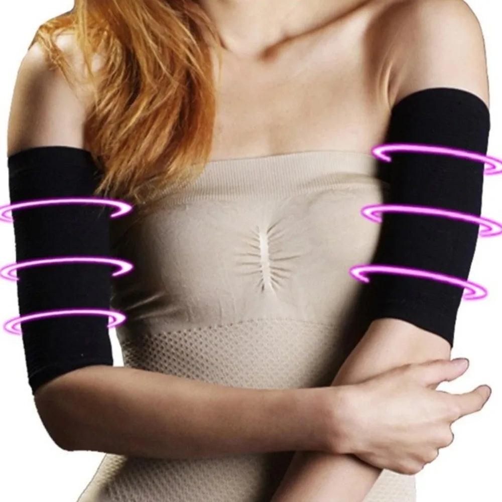Women's Arm Shaper Compression Sleeves & Leg Warmers Compression Arm Sleeves Qme