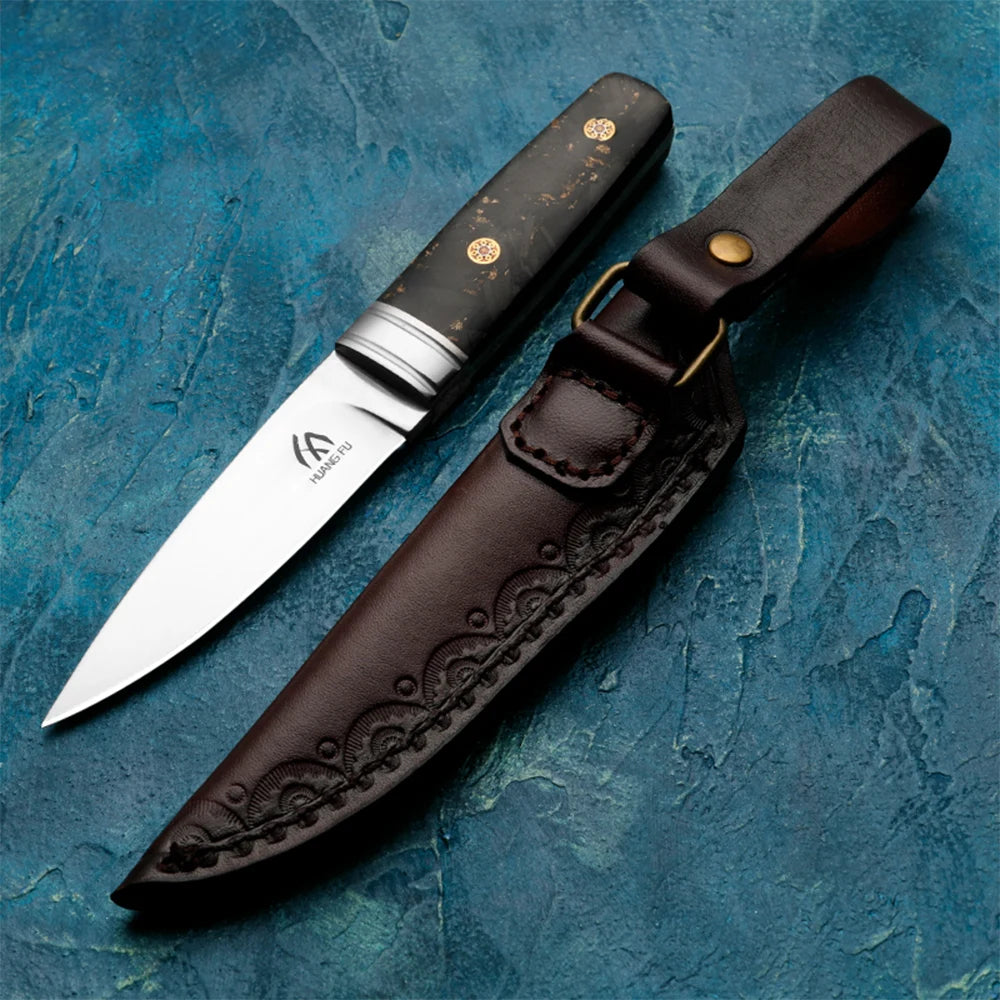 Cifeng Fixed Blade Knife – Multifunctional Outdoor Camping Tool Fixed Blade Knife Qst