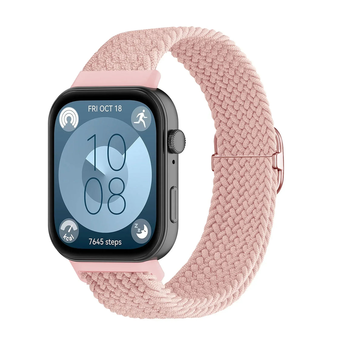 Adjustable Nylon Woven Watch Strap with Metal Buckle Watch Strap Qme