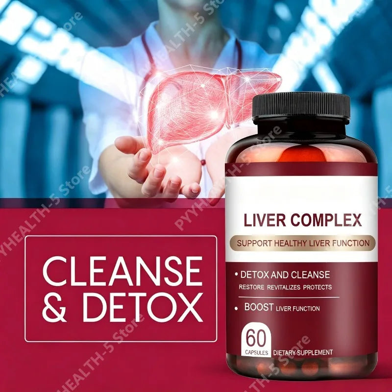Vegetarian Liver Support Capsules – 60 Veggie Caps Dietary Supplement Qst