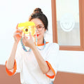 Camera Shaped Kids Sippy Cup with Strap – Portable Outdoor Kids Sippy Cup Qme yellow
