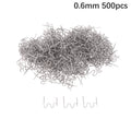 500Pcs Hot Stapler Staples 0.6/0.8mm – Plastic Welder Repair Plastic Welder Staples Qst 0.6m