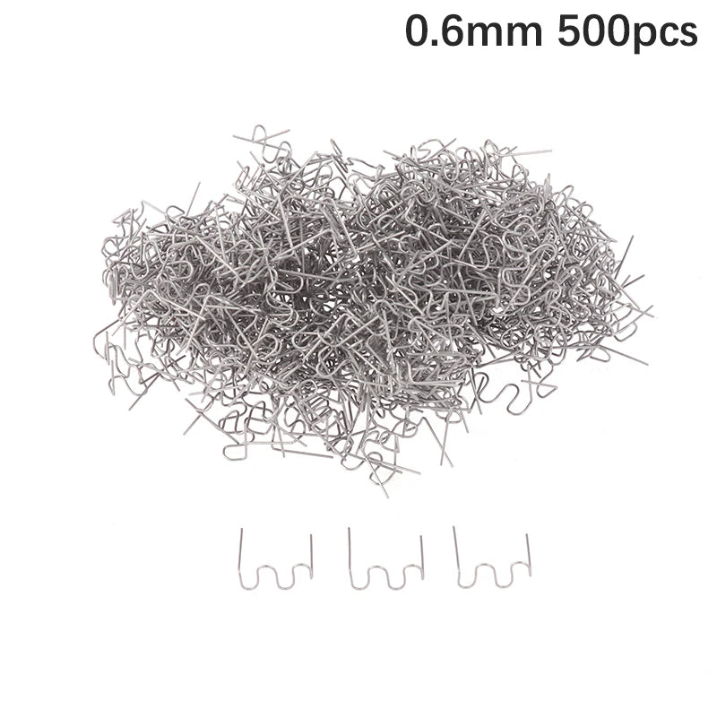 500Pcs Hot Stapler Staples 0.6/0.8mm – Plastic Welder Repair Plastic Welder Staples Qst 0.6m