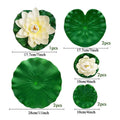 Floating Pool Flower Decorations – 9pc Artificial Realistic Set Artificial Flower Decor Qme 1 set China Mainland