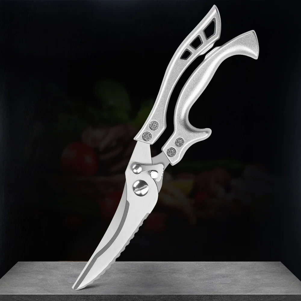 TURWHO Stainless Steel Kitchen Scissors – Multifunctional Shears Kitchen Scissors Qst QL