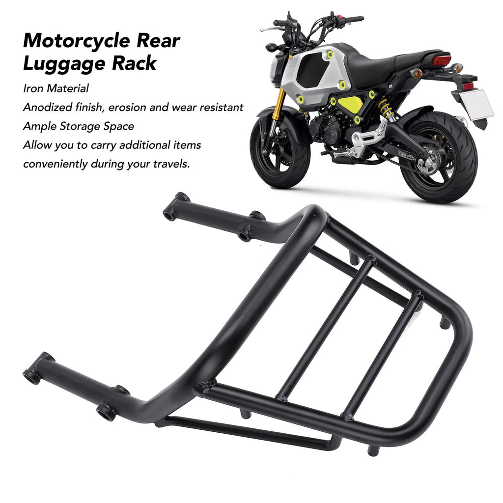 Honda Grom 125 MSX 125 Rear Luggage Rack Cargo Carrier Motorcycle Luggage Rack Qme