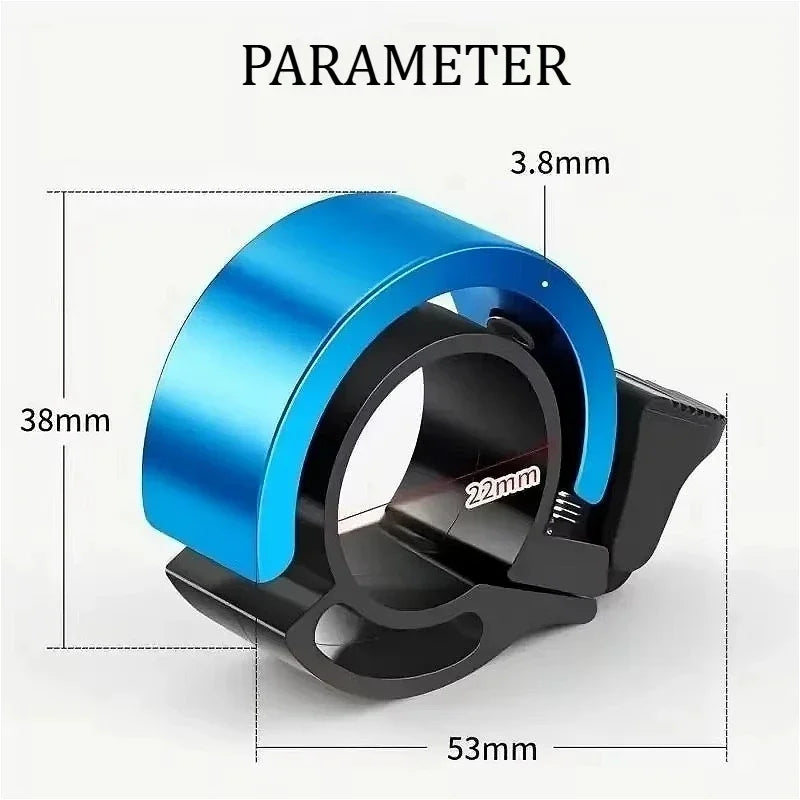 Universal Invisible Bicycle Bell – Loud Aluminum MTB Handlebar Horn Bicycle Bell Qst